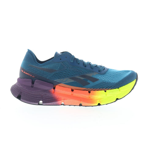 Reebok Floatzig X1 Mens Blue Mesh Lace Up Athletic Running Shoes