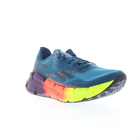 Reebok Floatzig X1 Mens Blue Mesh Lace Up Athletic Running Shoes
