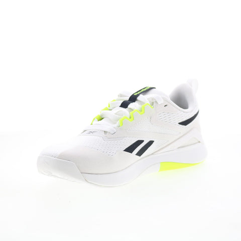 Reebok Nanoflex TR 2 Mens White Synthetic Athletic Cross Training Shoes