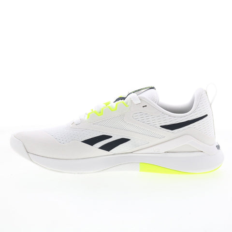 Reebok Nanoflex TR 2 Mens White Synthetic Athletic Cross Training Shoes