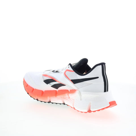 Reebok Floatzig 1 Mens White Mesh Lace Up Athletic Running Shoes