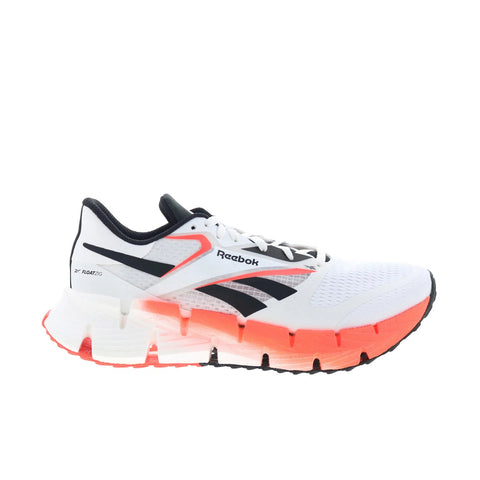 Reebok Floatzig 1 Mens White Mesh Lace Up Athletic Running Shoes