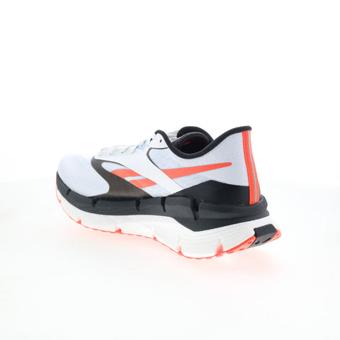 Reebok Floatzig Symmetros Mens White Canvas Lace Up Athletic Running Shoes