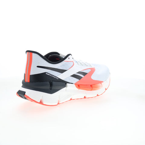 Reebok Floatzig Symmetros Mens White Canvas Lace Up Athletic Running Shoes