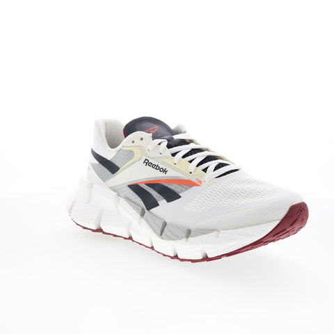 Reebok Floatzig 1 Mens Gray Canvas Lace Up Athletic Running Shoes