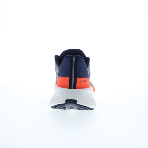 Reebok Floatzig 1 Mens Blue Canvas Lace Up Athletic Running Shoes