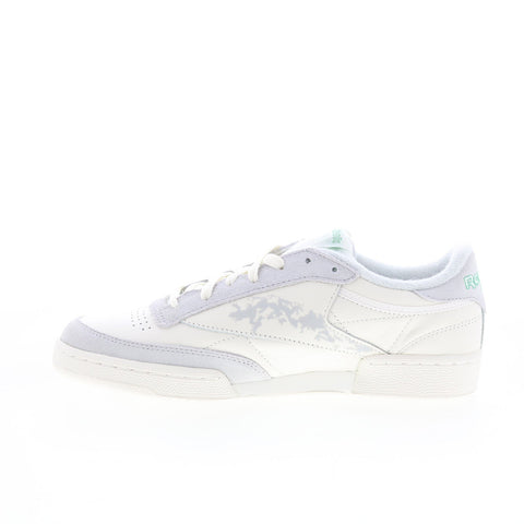 Reebok Club C 85 Friends With Animals Mens Beige Lifestyle Sneakers Shoes