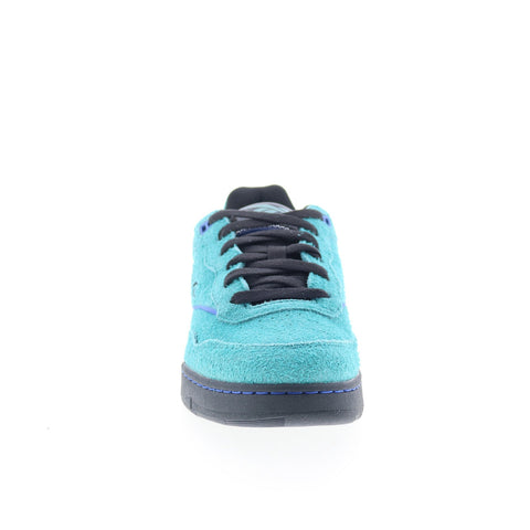 Reebok BB 4000 II Mens Green Suede Lace Up Lifestyle Sneakers Shoes