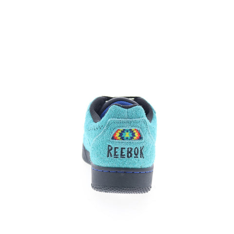 Reebok BB 4000 II Mens Green Suede Lace Up Lifestyle Sneakers Shoes