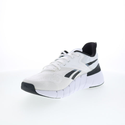 Reebok Nano Gym Mens White Mesh Lace Up Cross Training Athletic Shoes