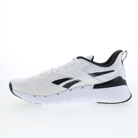Reebok Nano Gym Mens White Mesh Lace Up Cross Training Athletic Shoes