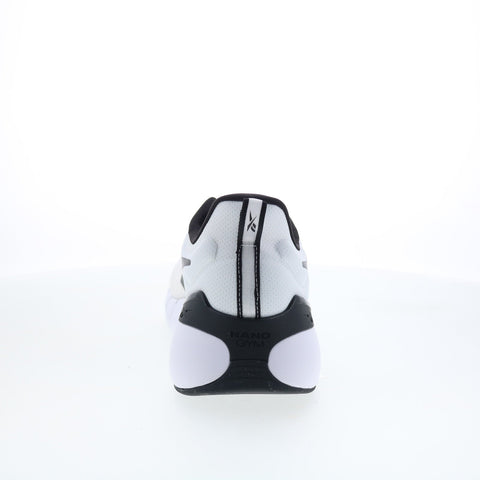 Reebok Nano Gym Mens White Mesh Lace Up Cross Training Athletic Shoes