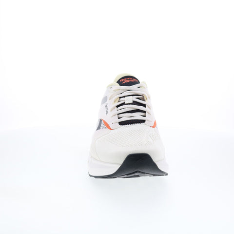 Reebok Zig Dynamica 5 Mens White Canvas Lace Up Athletic Running Shoes