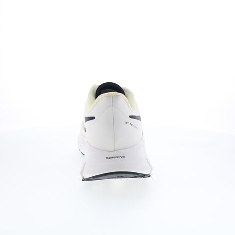 Reebok Zig Dynamica 5 Mens White Canvas Lace Up Athletic Running Shoes
