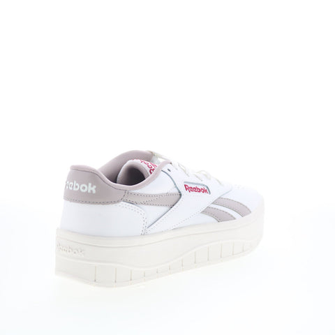 Reebok Court Advance Surge Womens White Leather Lifestyle Sneakers Shoes