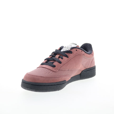 Reebok Club C 85 Mens Brown Suede Lace Up Lifestyle Sneakers Shoes