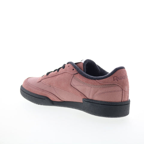 Reebok Club C 85 Mens Brown Suede Lace Up Lifestyle Sneakers Shoes