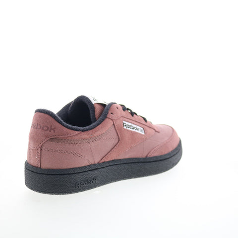 Reebok Club C 85 Mens Brown Suede Lace Up Lifestyle Sneakers Shoes