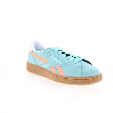 Reebok Club C Grounds UK 100209037 Mens Blue Suede Lifestyle Sneakers Shoes