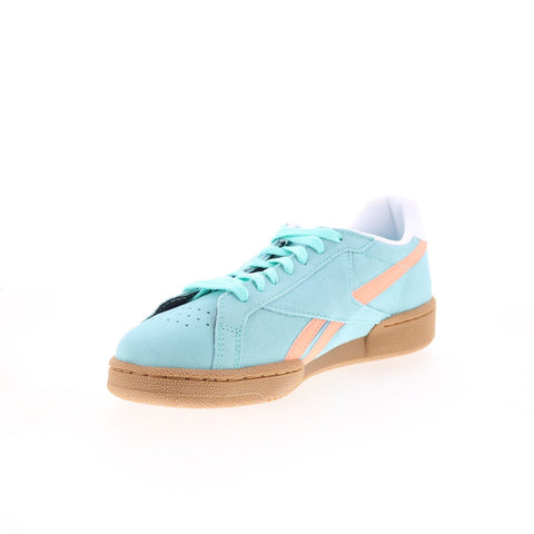 Reebok Club C Grounds UK 100209037 Mens Blue Suede Lifestyle Sneakers Shoes
