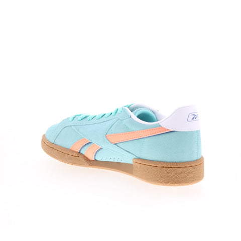 Reebok Club C Grounds UK 100209037 Mens Blue Suede Lifestyle Sneakers Shoes