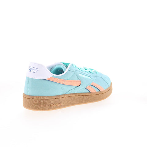 Reebok Club C Grounds UK 100209037 Mens Blue Suede Lifestyle Sneakers Shoes