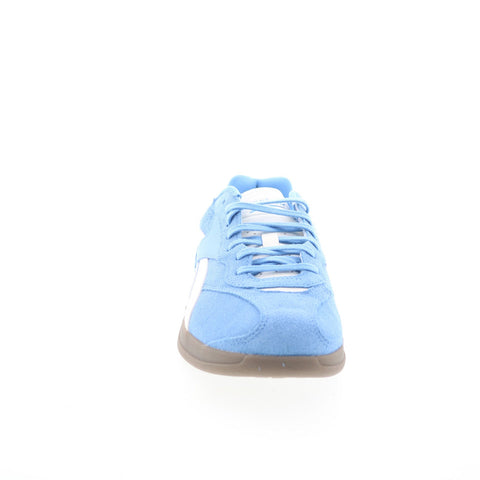 Reebok Hammer Street Mens Blue Suede Lace Up Lifestyle Sneakers Shoes