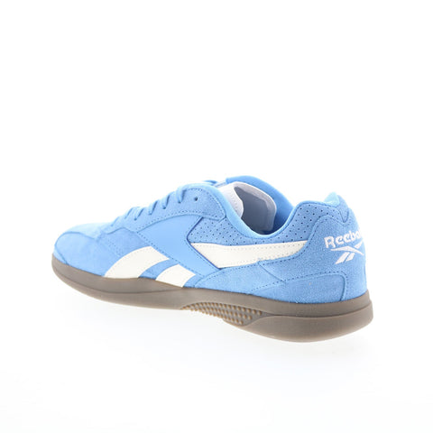 Reebok Hammer Street Mens Blue Suede Lace Up Lifestyle Sneakers Shoes