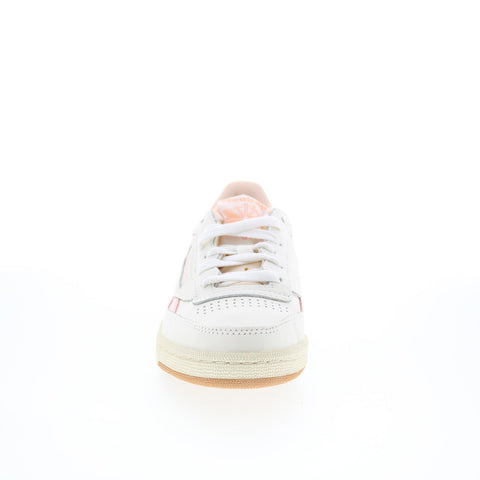 Reebok Club C Revenge Vintage Womens White Leather Lifestyle Sneakers Shoes