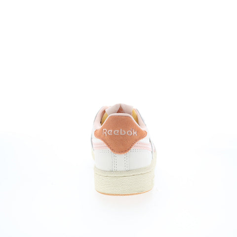 Reebok Club C Revenge Vintage Womens White Leather Lifestyle Sneakers Shoes