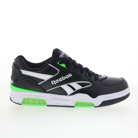 Reebok BB 4500 DMX Mens Black Leather Lace Up Lifestyle Sneakers Shoes