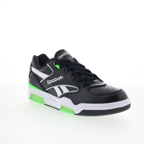 Reebok BB 4500 DMX Mens Black Leather Lace Up Lifestyle Sneakers Shoes