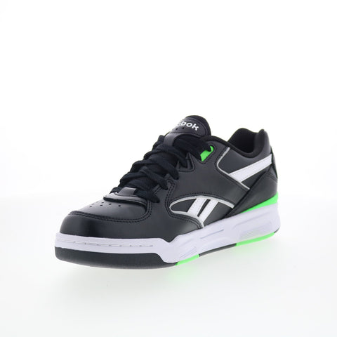 Reebok BB 4500 DMX Mens Black Leather Lace Up Lifestyle Sneakers Shoes