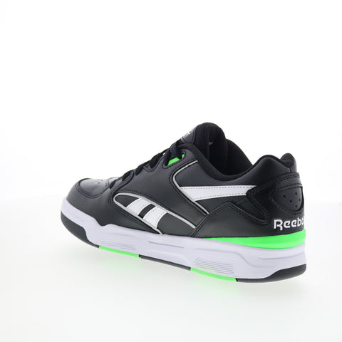 Reebok BB 4500 DMX Mens Black Leather Lace Up Lifestyle Sneakers Shoes