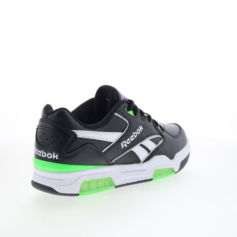 Reebok BB 4500 DMX Mens Black Leather Lace Up Lifestyle Sneakers Shoes