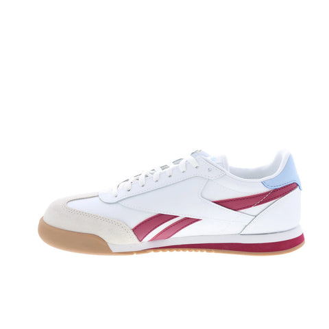 Reebok Campio XT Mens White Leather Lace Up Lifestyle Sneakers Shoes