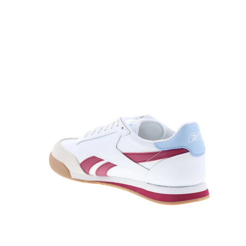 Reebok Campio XT Mens White Leather Lace Up Lifestyle Sneakers Shoes