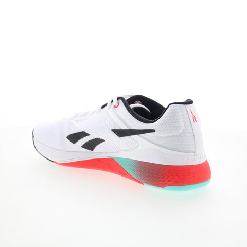 Reebok Nano X5 Mens White Mesh Lace Up Athletic Cross Training Shoes