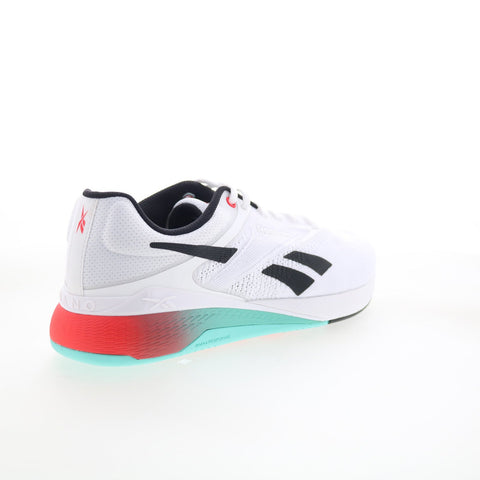 Reebok Nano X5 Mens White Mesh Lace Up Athletic Cross Training Shoes