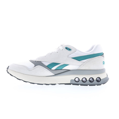 Reebok ERS World Mens Gray Suede Lace Up Lifestyle Sneakers Shoes