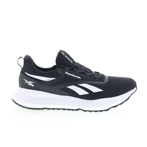 Reebok Cityride Mens Black Canvas Lace Up Athletic Running Shoes