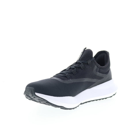 Reebok Cityride Mens Black Canvas Lace Up Athletic Running Shoes