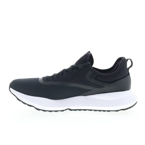 Reebok Cityride Mens Black Canvas Lace Up Athletic Running Shoes