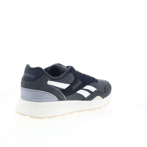 Reebok GL1100 100210022 Mens Black Suede Lifestyle Sneakers Shoes