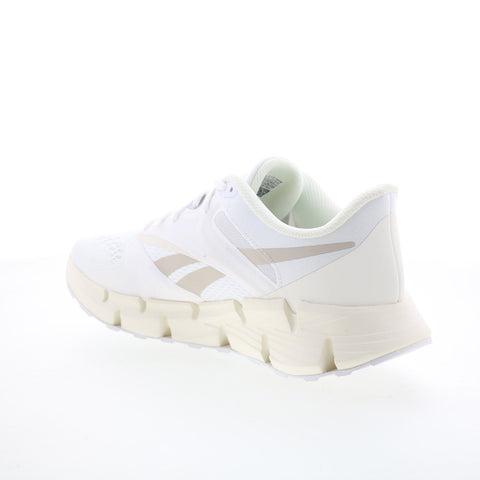 Reebok Zig Dynamica 5 Mens White Synthetic Lace Up Lifestyle Sneakers Shoes