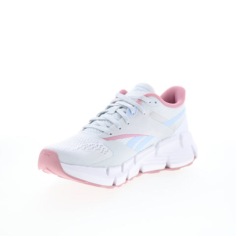 Reebok Zig Dynamica 5 Womens Gray Synthetic Lace Up Athletic Running Shoes
