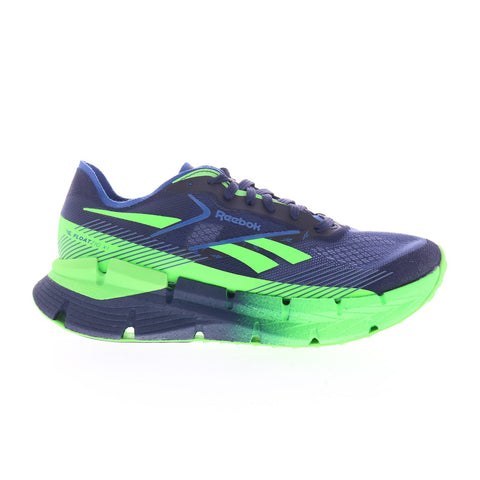 Reebok Floatzig X1 Mens Blue Mesh Lace Up Athletic Running Shoes