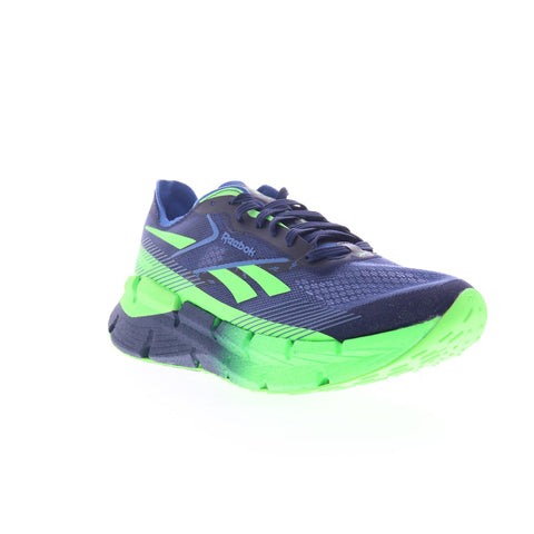 Reebok Floatzig X1 Mens Blue Mesh Lace Up Athletic Running Shoes