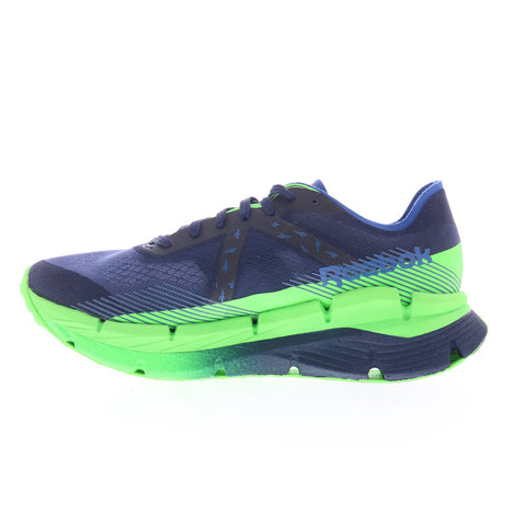Reebok Floatzig X1 Mens Blue Mesh Lace Up Athletic Running Shoes