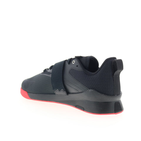 Reebok Lifter PR III Mens Black Mesh Lace Up Weightlifting Athletic Shoes